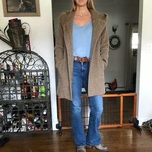 Hooded car coat